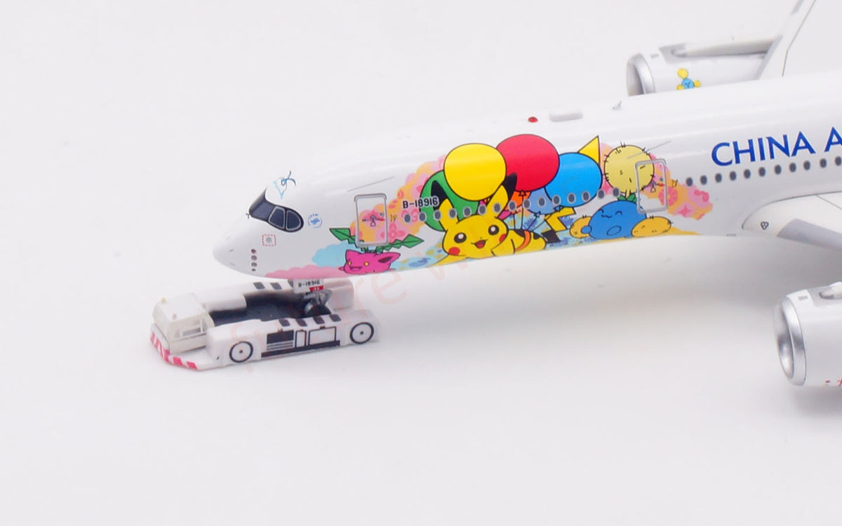 1:400 Aviation400 China Airlines A350-900 B-18916 Aircraft Model +Free Tractor and Stand