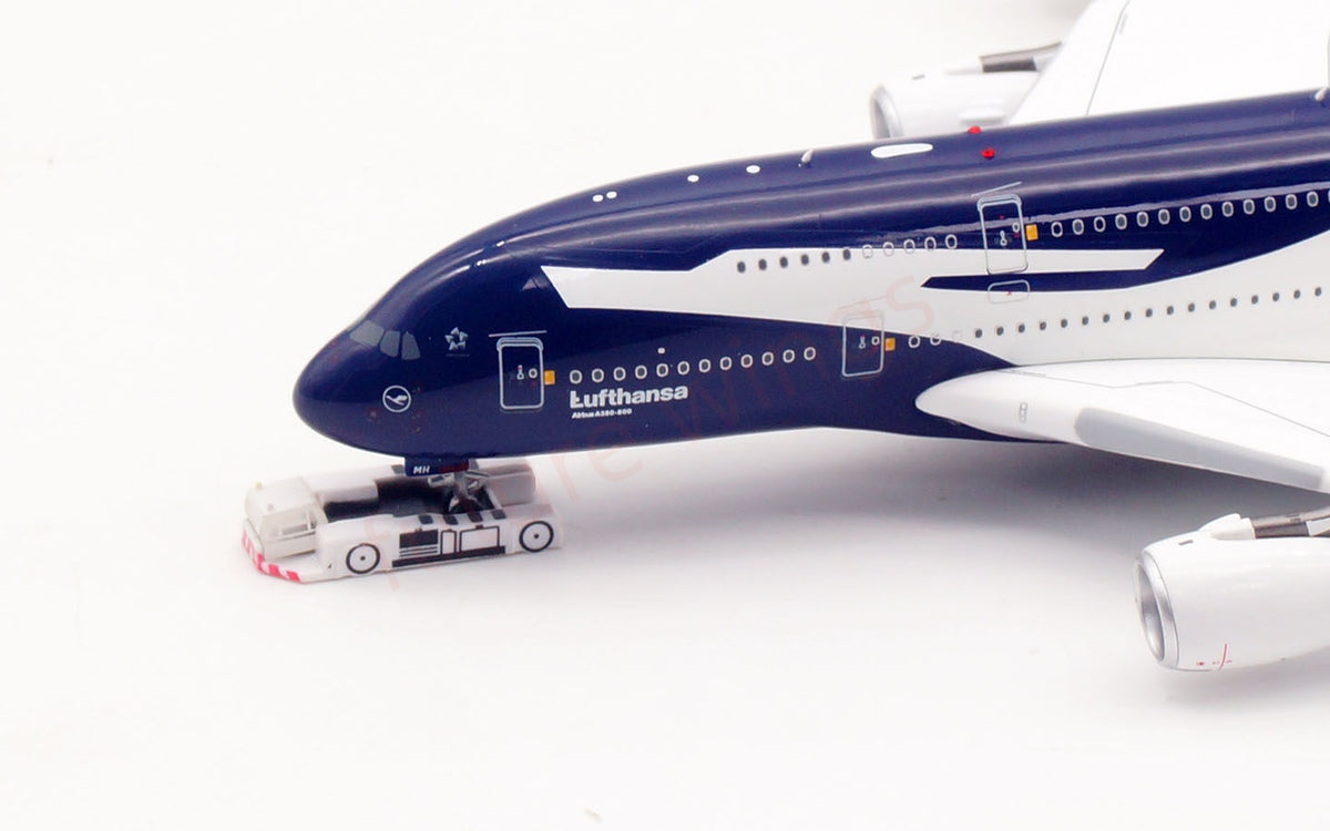 1:400 Aviation400 Lufthansa Airlines A380 D-AIMH "100Years"Aircraft Model Free Tractor+Stand