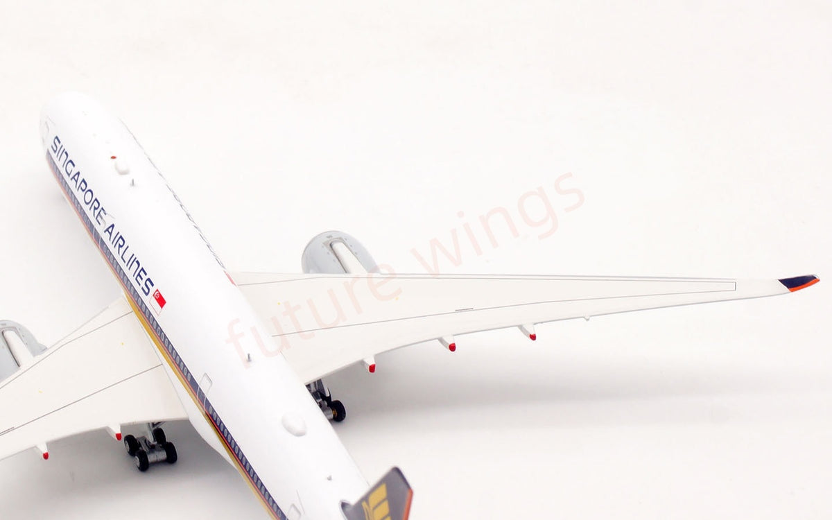 1:400 Aviation400 Singapore Airlines A350-900 9V-SJH Aircraft Model+Free Tractor and Stand