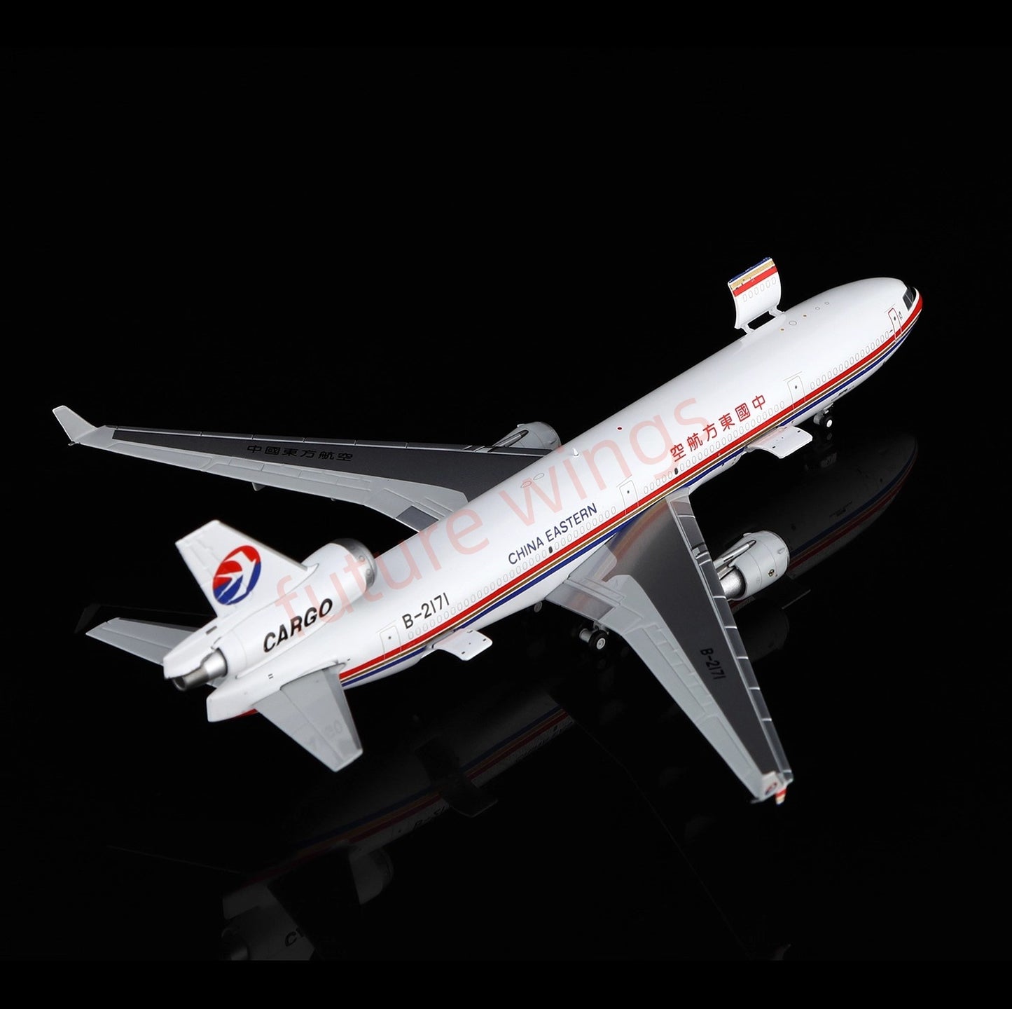 1:400 HX Models China Eastern McDonnell MD-11 B-2171 B-2172 B-2173 B-2174 B-2175 Aircraft Model+Free Tractor