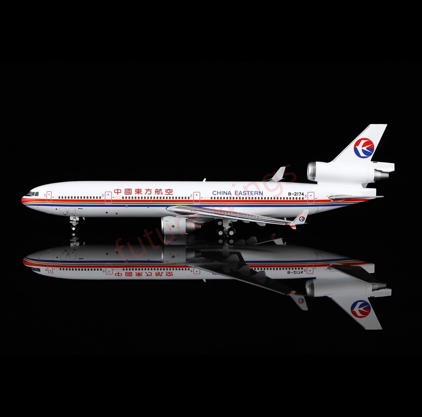 1:400 HX Models China Eastern McDonnell MD-11 B-2171 B-2172 B-2173 B-2174 B-2175 Aircraft Model+Free Tractor