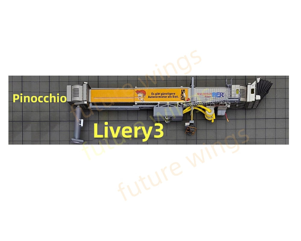 1:200 Hanger08 Highly Details Diecast Airport GSE Boarding Bridge