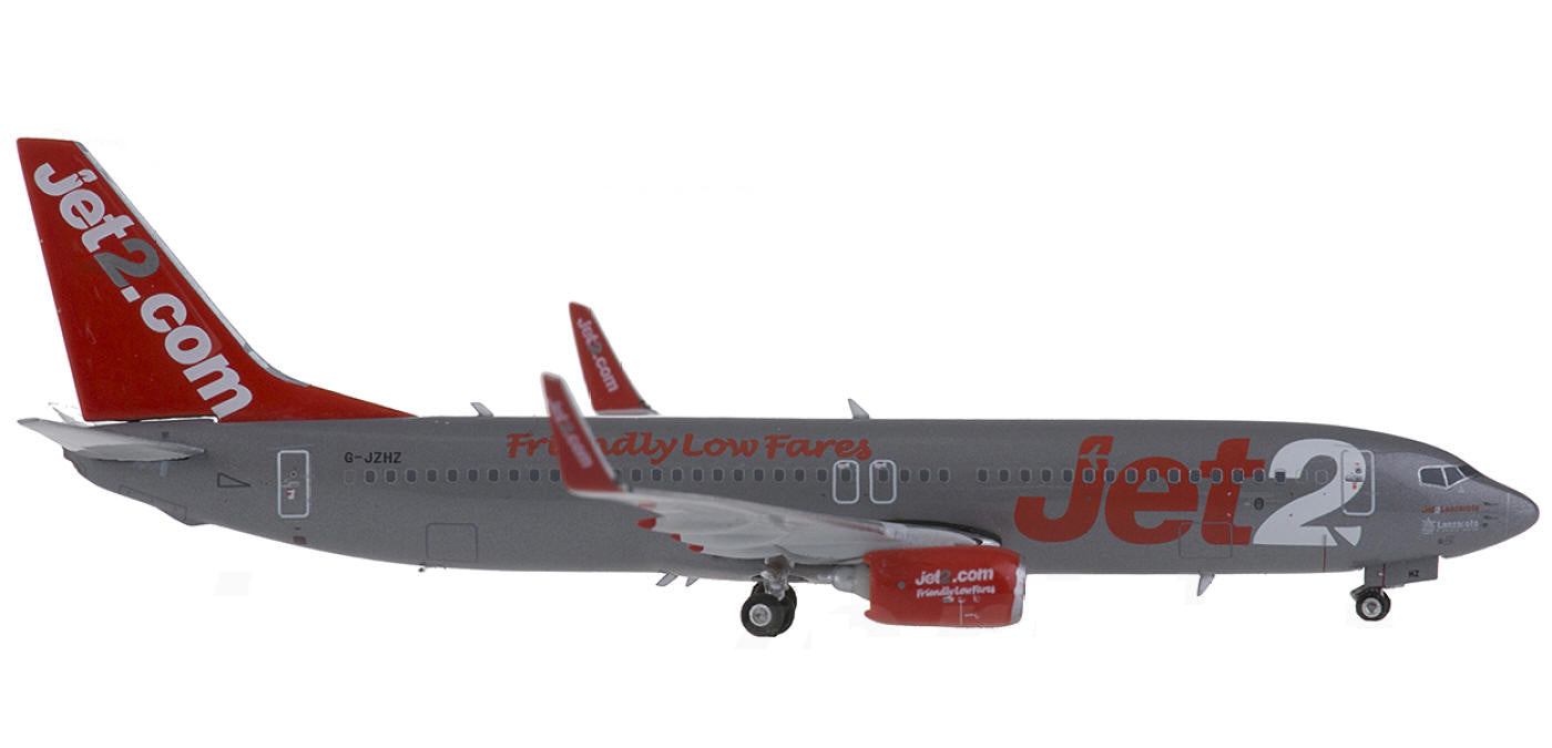 (Rare)1:400 Phoenix PH04162 Jet2 Boeing 737-800 G-JZHZ Aircraft Model+Free Tractor