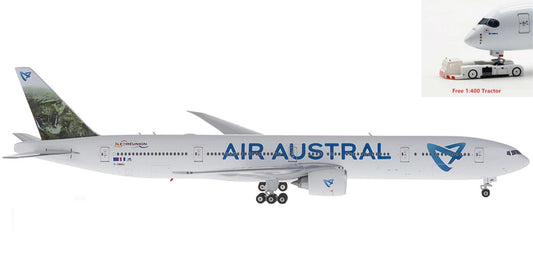 1:400 Phoenix PH11256 Air Austral Boeing 777-300ER F-ONOU+Free Tractor