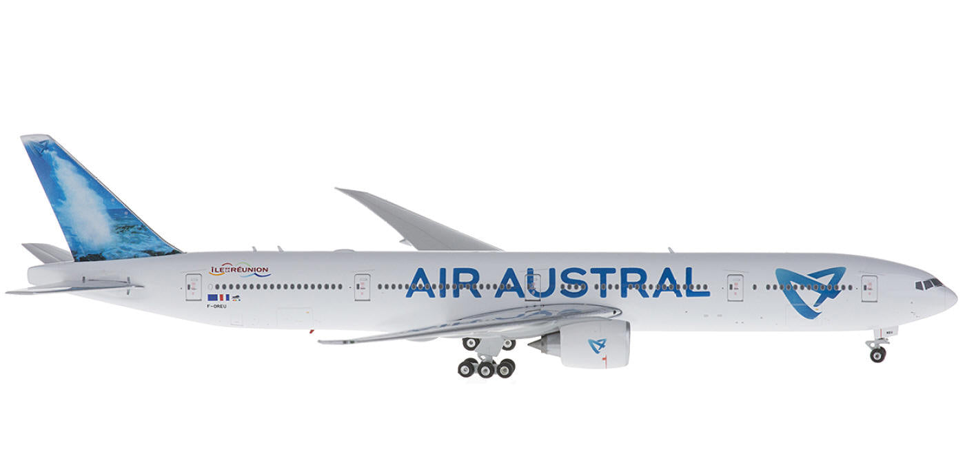1:400 Phoenix PH11256B Air Austral Boeing 777-300ER F-OREU+Free Tractor