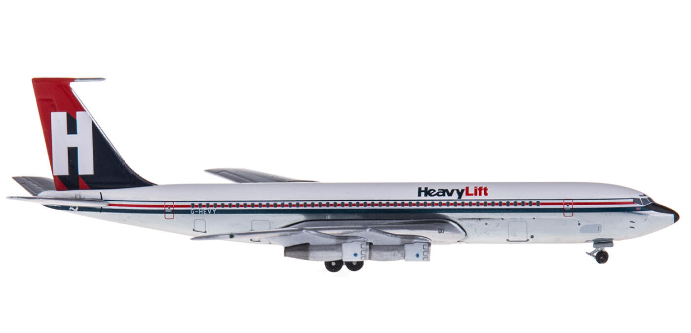 (Rare)1:400 AeroClassics AC19193 Heavylift Boeing 707-300F G-HEVY+Free Tractor