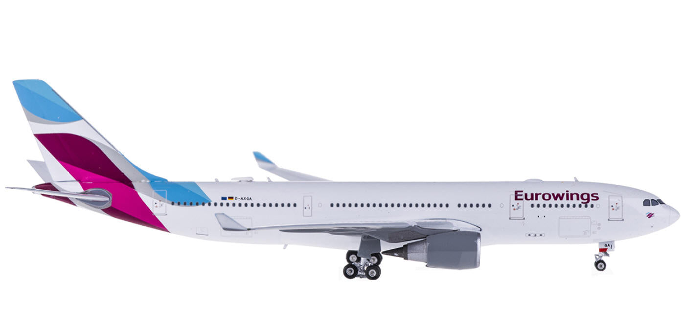 1:400 Phoenix PH11200 Eurowings Airbus A330-200 D-AXGA+Free Tractor