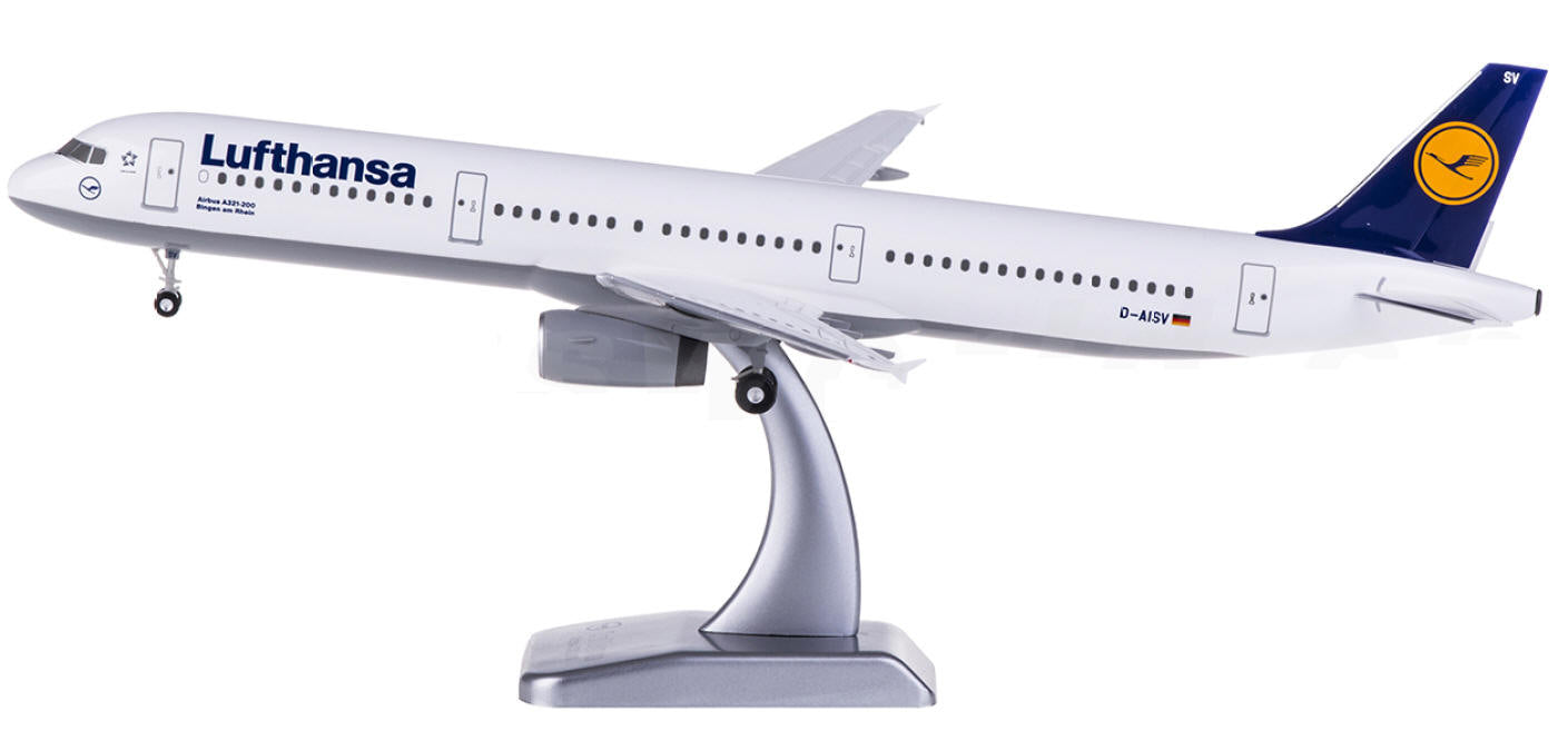 1:200 Hogan Wings Lufthansa Airlines Airbus A321 D-AISV Bingen