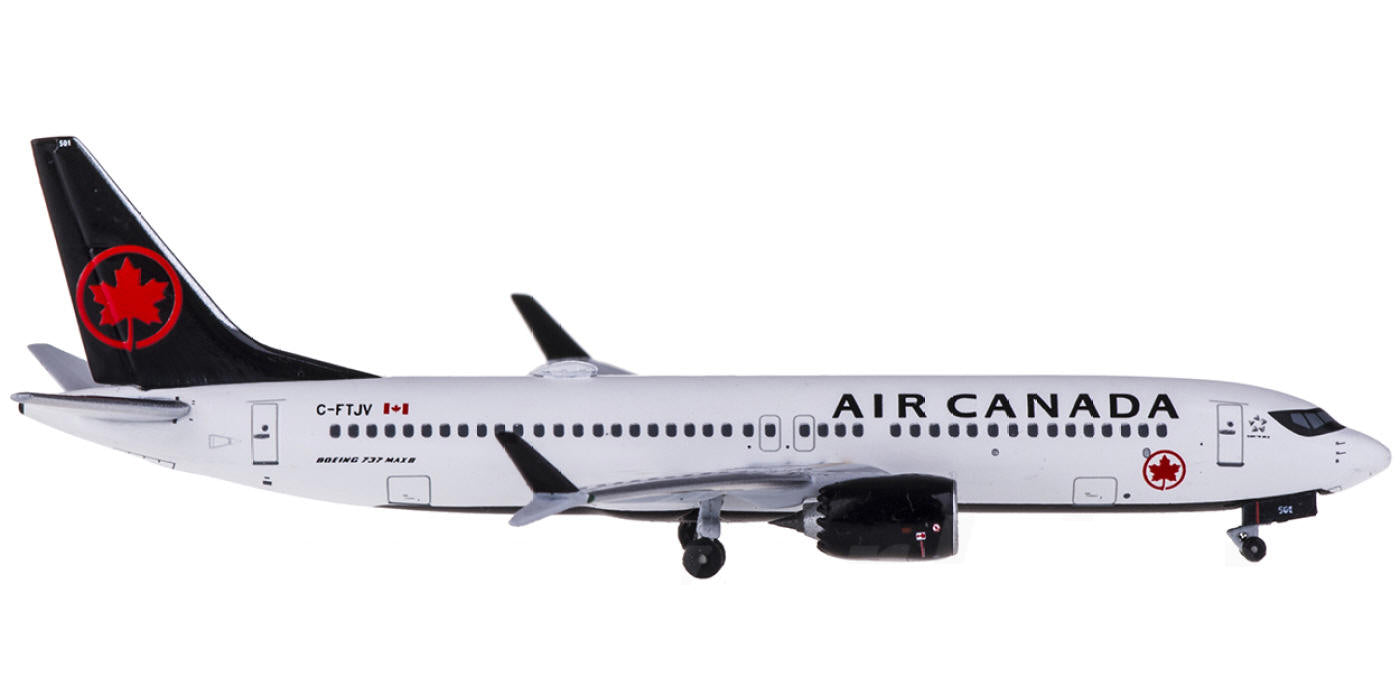 (Rare)1:400 AeroClassics AC19230 Air Canada Boeing 737 MAX 8 C-FTJV+Free Tractor