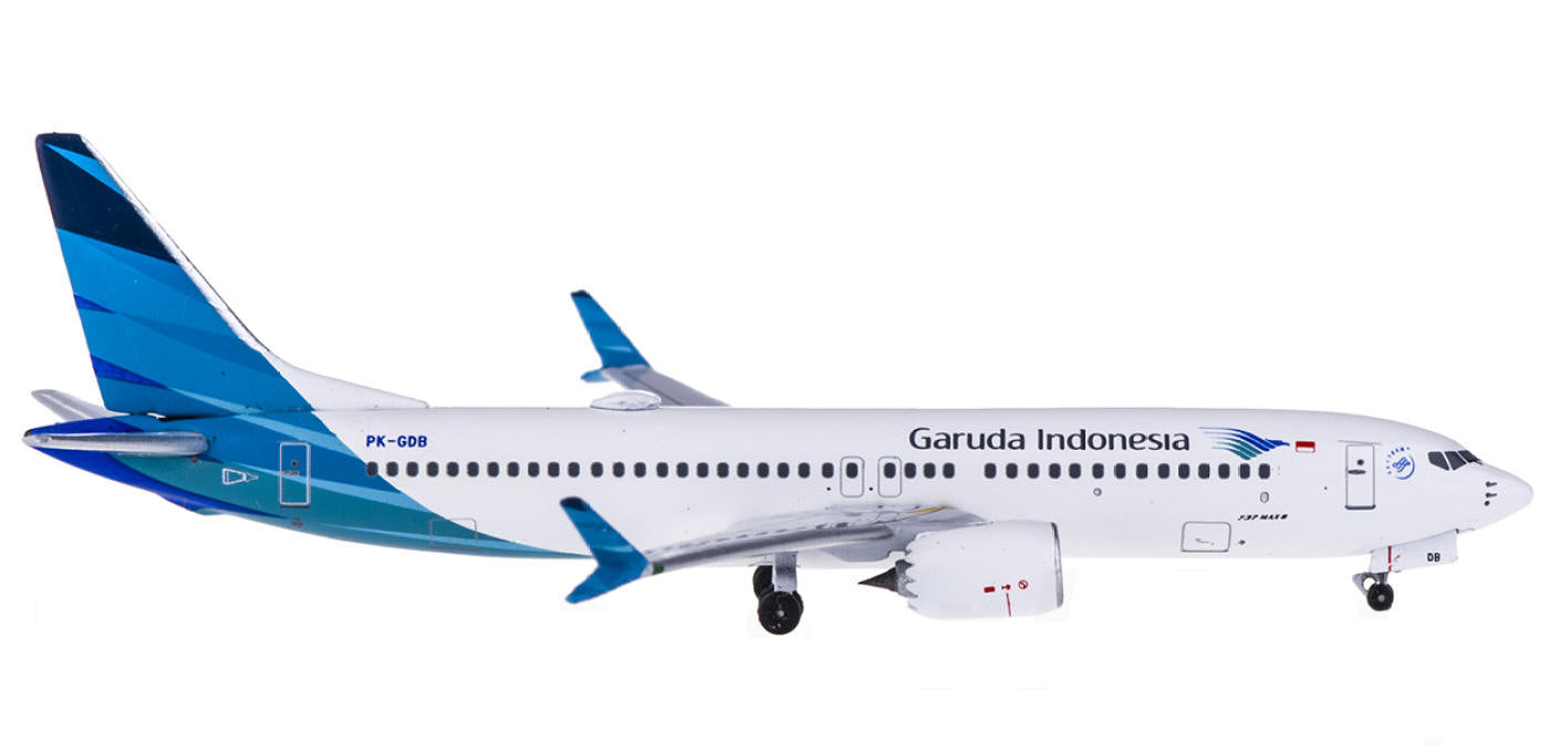 (Rare)1:400 AeroClassics AC419302 Garuda Indonesia Boeing 737 MAX 8 PK-GDB+Free Tractor