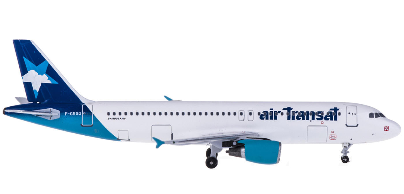 (Rare)1:400 AeroClassics AC419298 Air Transat Airbus A320 F-GRSG+Free Tractor