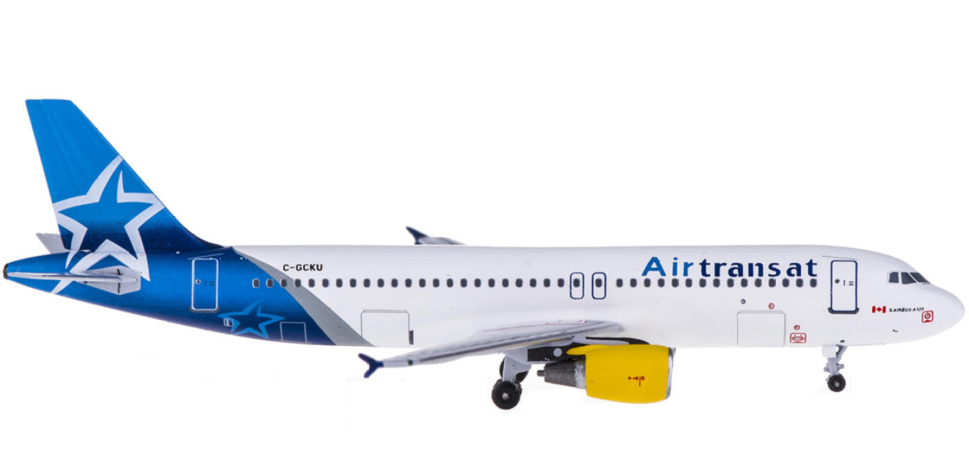 (Rare)1:400 AeroClassics AC419309 Air Transat Airbus A320 C-GCKU+Free Tractor