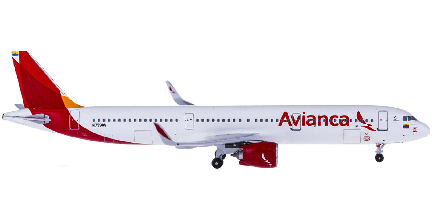 (Rare)1:400 AeroClassics AC419327 Avianca Airbus A321Neo N759AV+Free Tractor