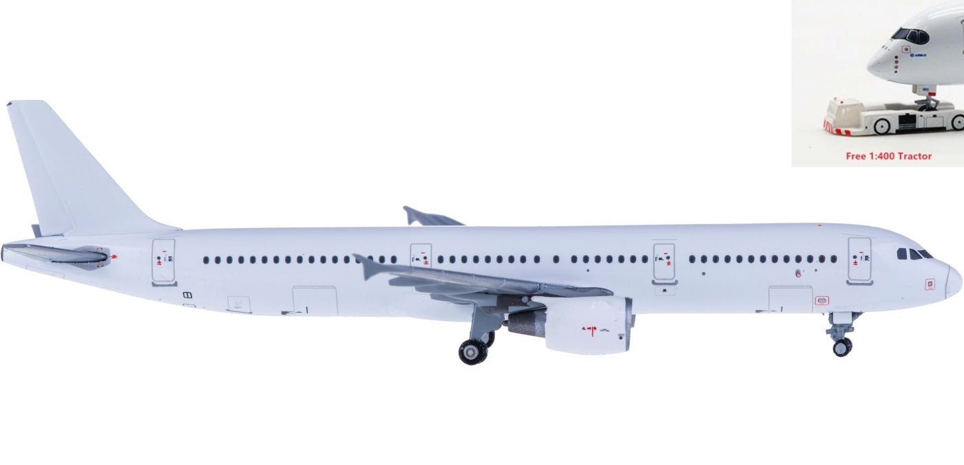 1:400 JC Wings XX4999 Airbus Blank A321+Free Tractor