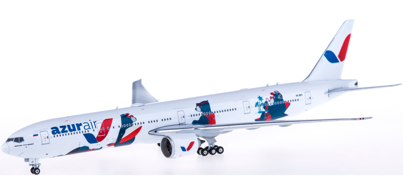 1:400 Phoenix PH11495 Azur Air Boeing 777-300ER VQ-BZY+Free Tractor