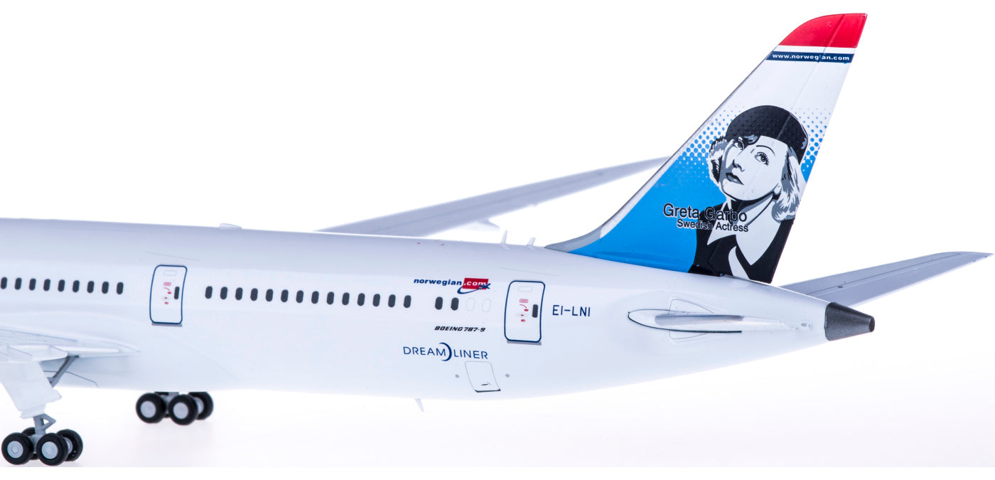 1:200 JC Wings XX2210 Norwegian Air Shuttle Boeing 787-9 EI-LNI Greta Garbo