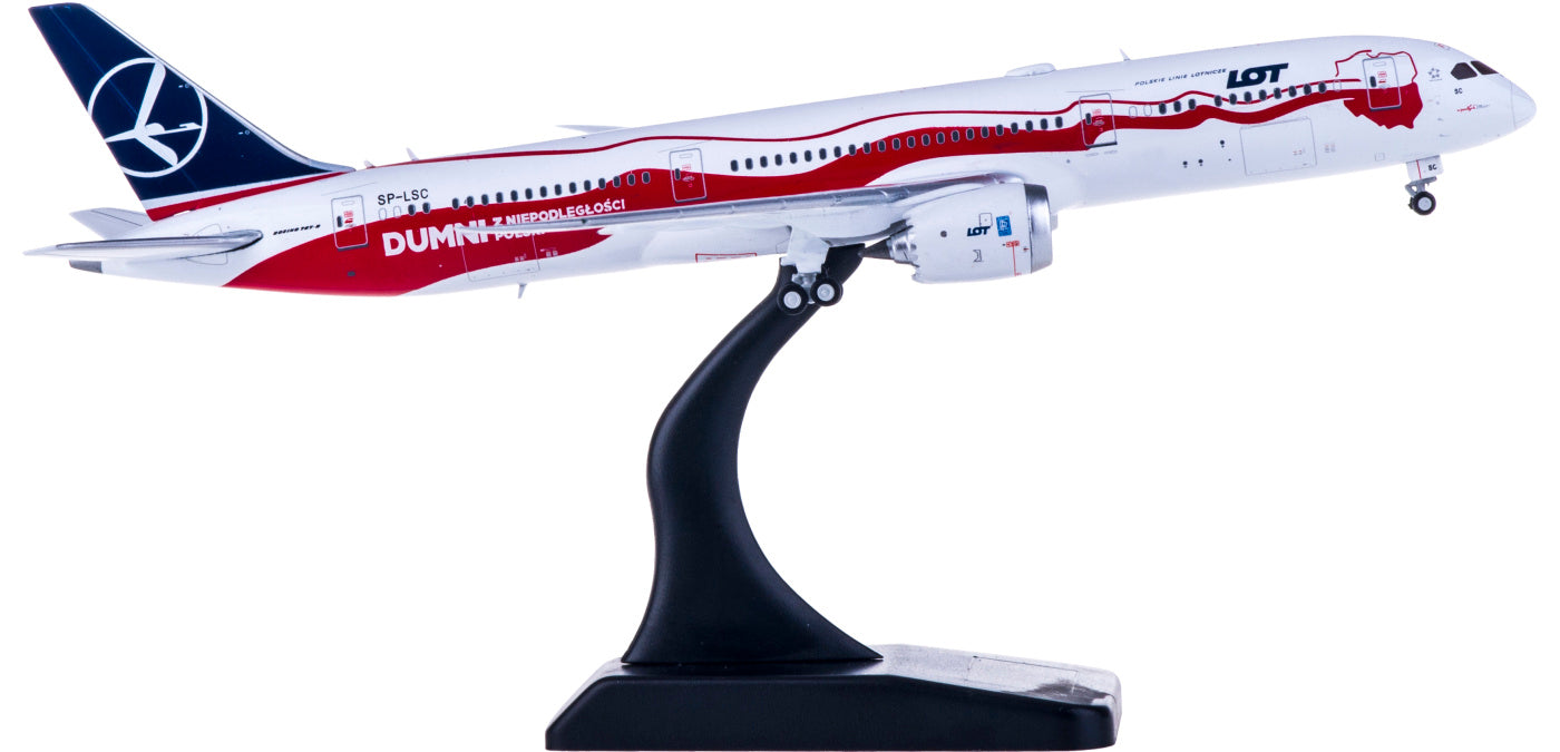 1:400 JC Wings XX4062 LOT Airlines Boeing 787-9 SP-LSC Free Tractor+Stand