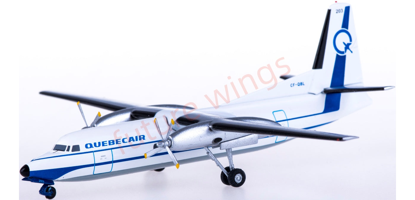 1:200 AeroClassics AC219419 Quebecair Fokker F-27 CF-QBL Aircraft Model
