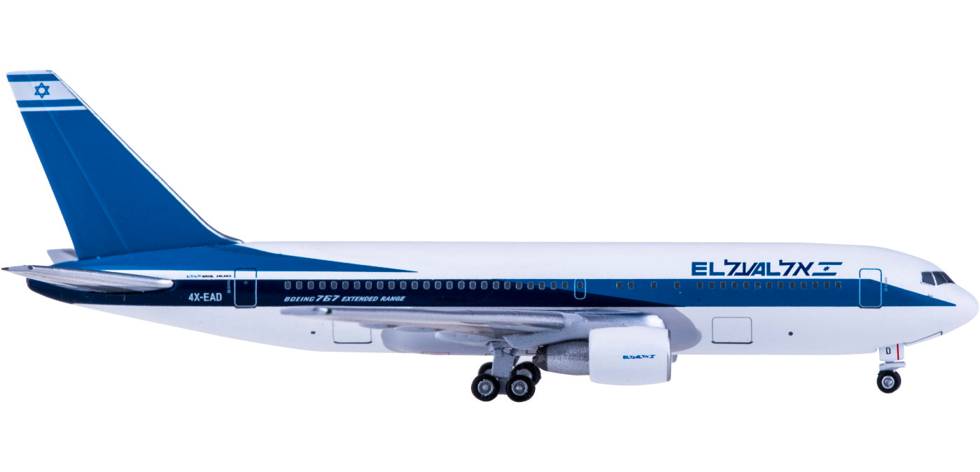 (Rare)1:400 AeroClassics AC419441 El Al Boeing 767-200 4X-EAD+Free Tractor