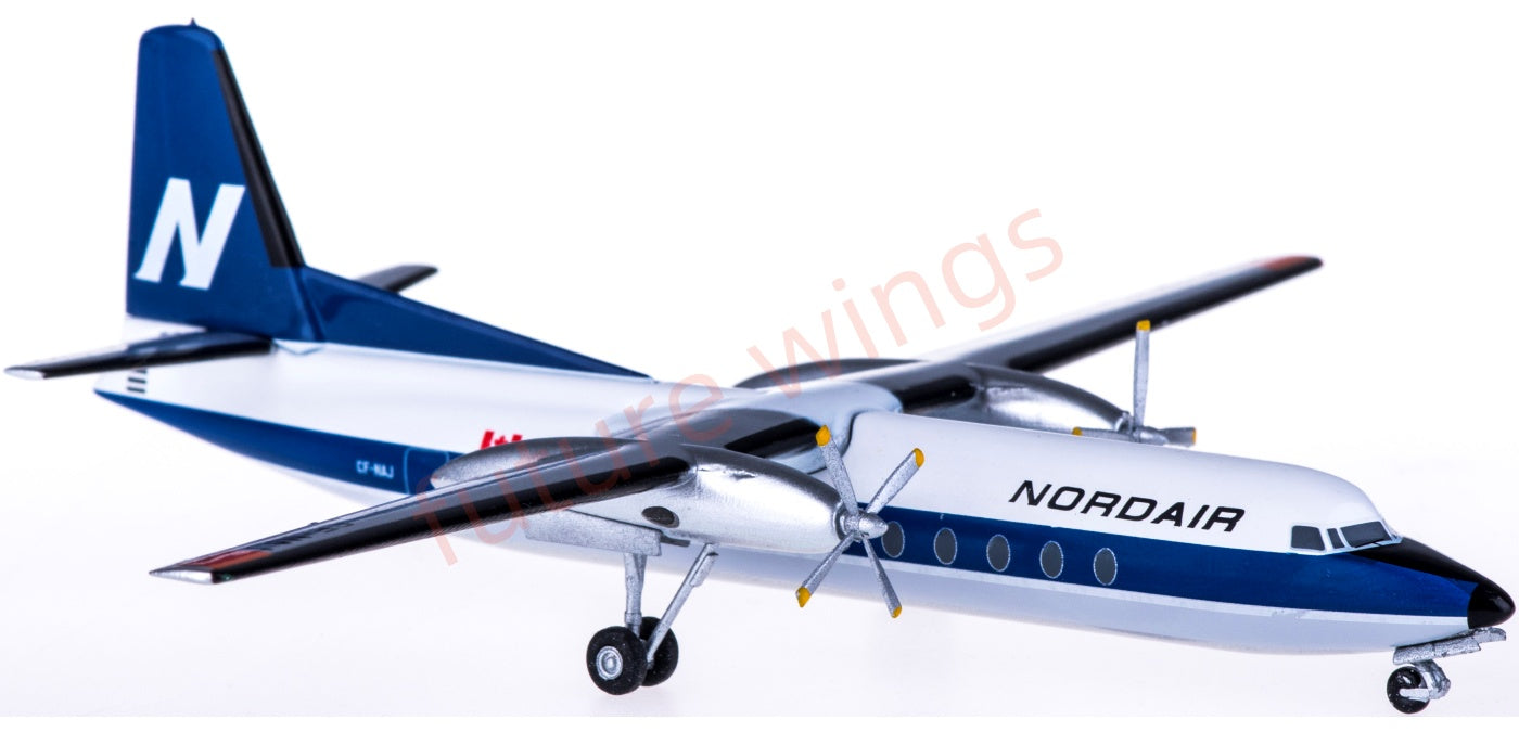 1:200 AeroClassics AC219450 Nordair Fokker F-27 CF-NAJ Aircraft Model