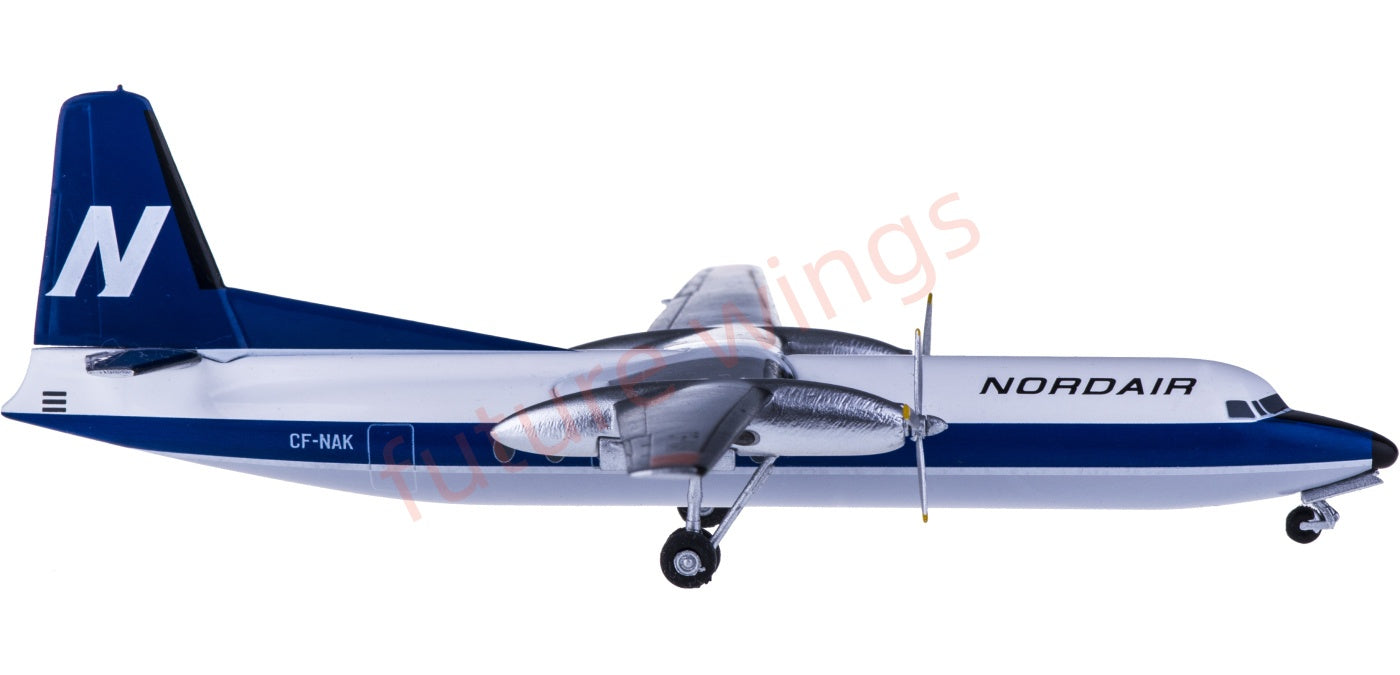 1:200 AeroClassics AC219451 Nordair Fokker F-27 CF-NAK Aircraft Model