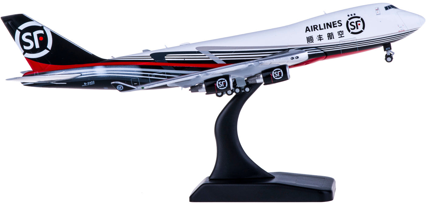 1:400 JC Wings XX4069 SF Express Airlines Boeing 747-400F B-2422 Free Tractor+Stand