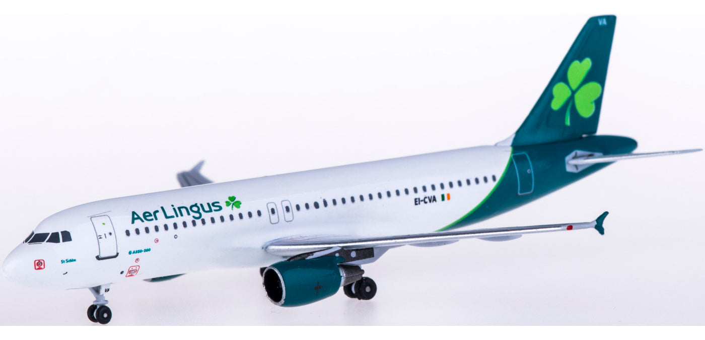 (Rare)1:400 AeroClassics AC419531 Aer Lingus Airbus A320 EI-CVA+Free Tractor