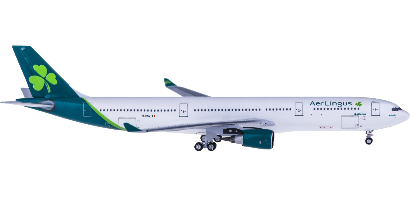 (Rare)1:400 AeroClassics AC419528 Aer Lingus Airbus A330-300 EI-EDY+Free Tractor