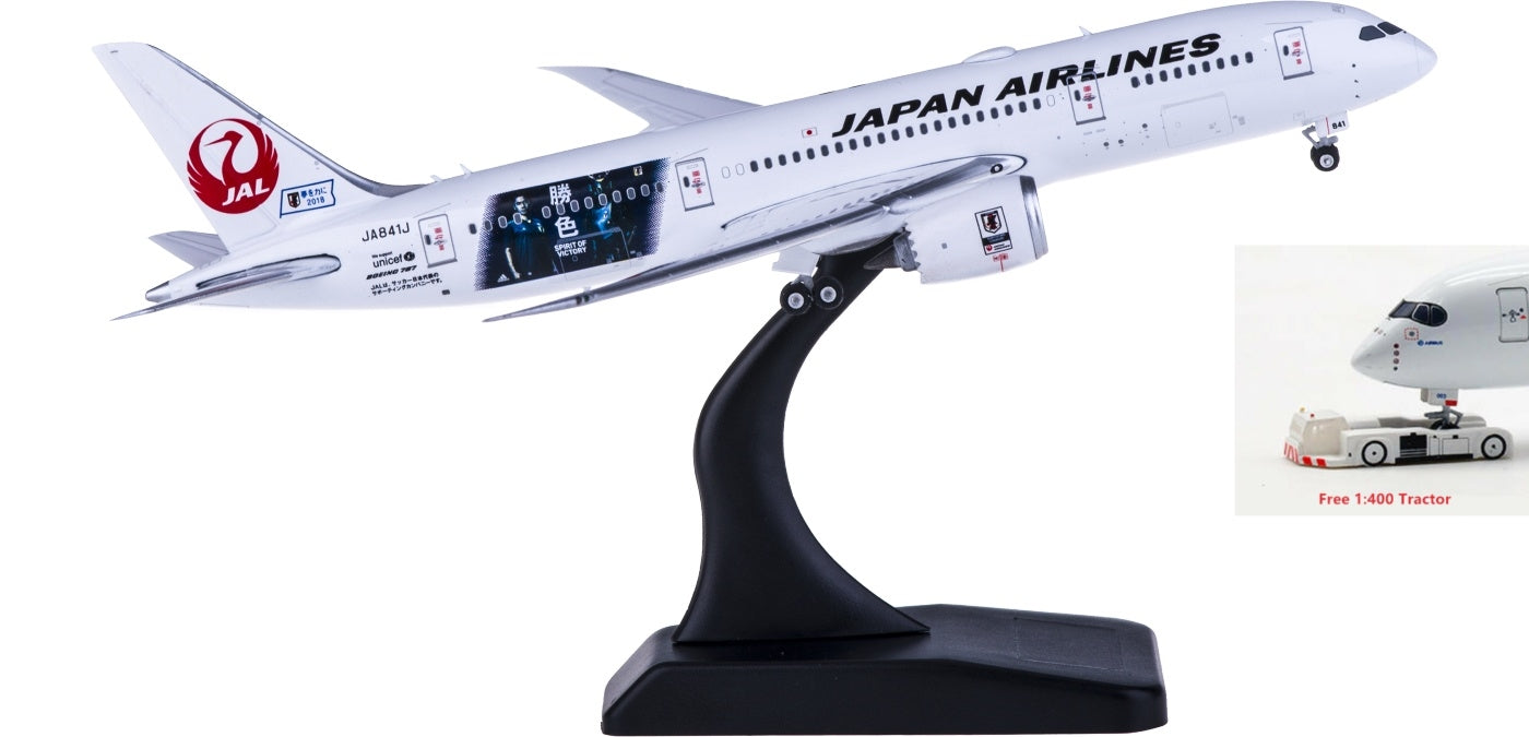 1:400 Phoenix PH04251 Japan Airlines Boeing 787-8 JA841J Free Tractor+Stand