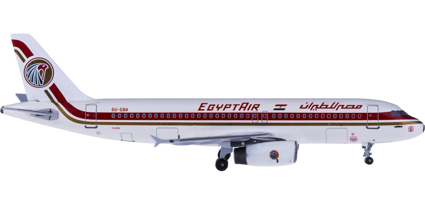 (Rare)1:400 AeroClassics AC4SUGBA EgyptAir Airbus A320 SU-GBA+Free Tractor