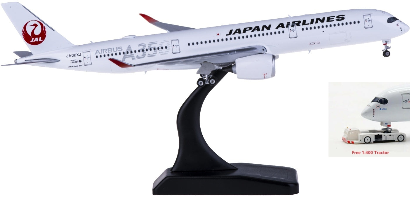 1:400 Phoenix PH04278 Japan Airlines Airbus A350-900 JA02XJ Free Tractor+Stand