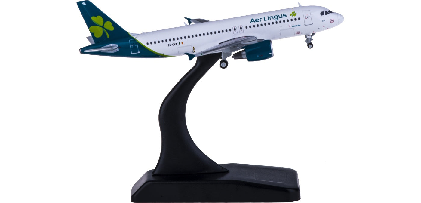 (Rare)1:400 Geminijets GJEIN1852 Aer Lingus Airbus A320 EI-CVA Free Tractor+Stand