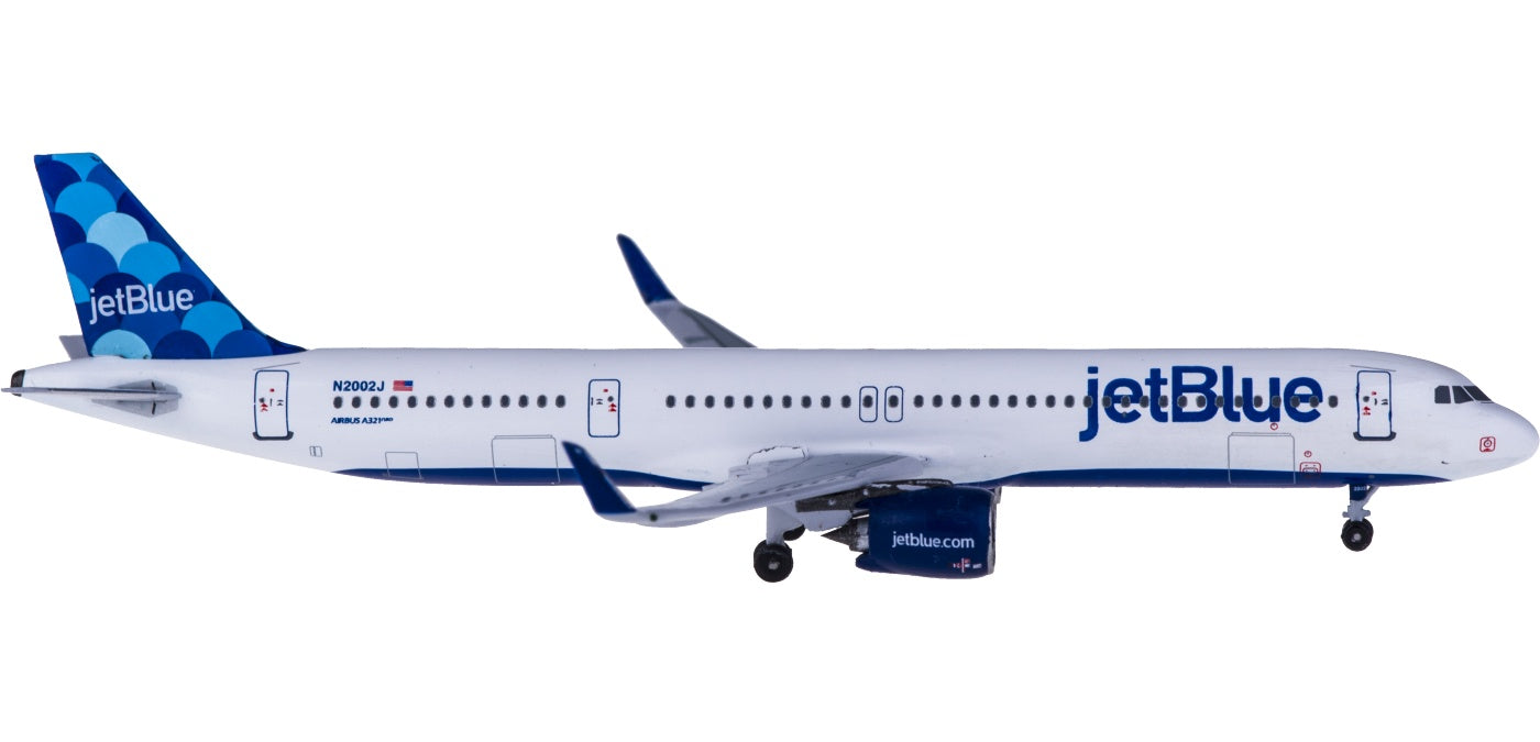 (Rare)1:400 AeroClassics AC419643 JetBlue Airbus A321neo N2002J+Free Tractor