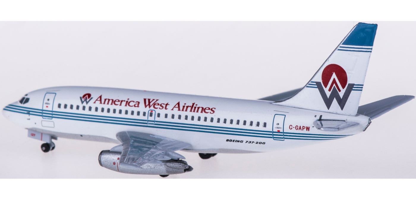 (Rare)1:400 AeroClassics AC419669 America West Airlines Boeing 737-200 C-GAPW+Free Tractor