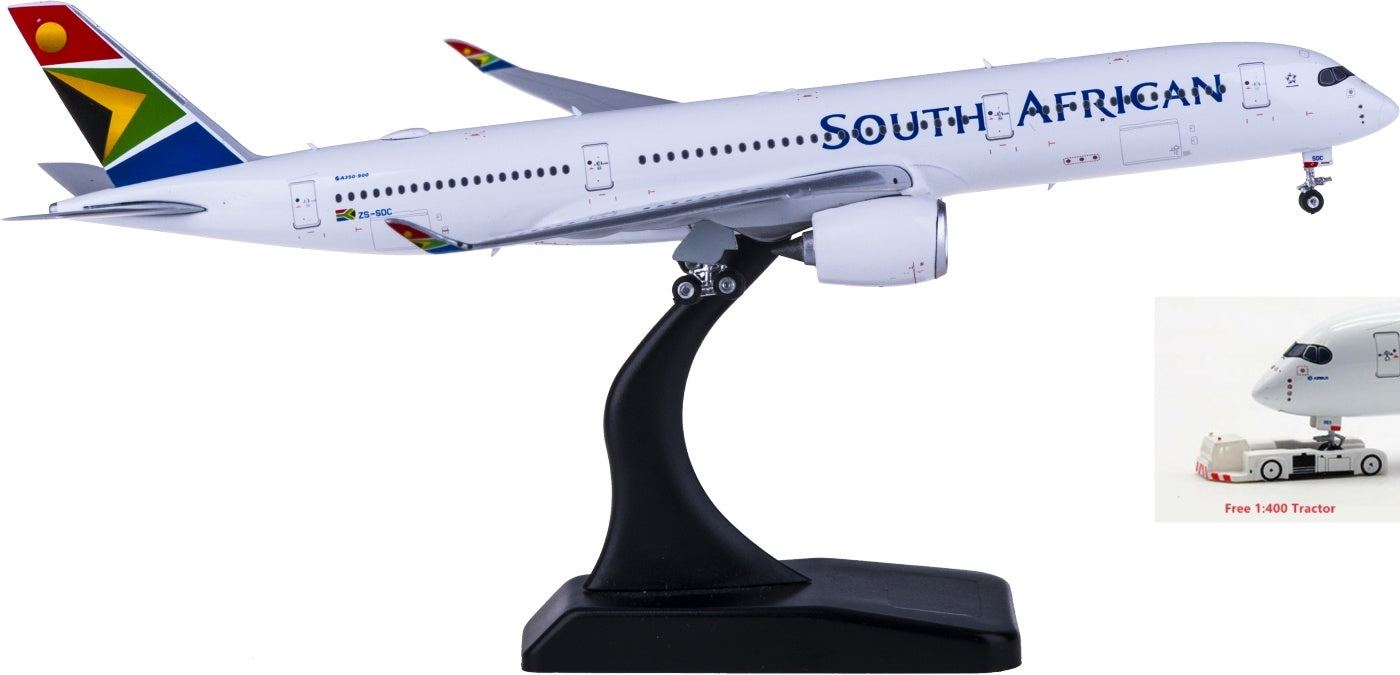 1:400 Phoenix PH11593 South African Airways Airbus A350-900 ZS-SDC Free Tractor+Stand