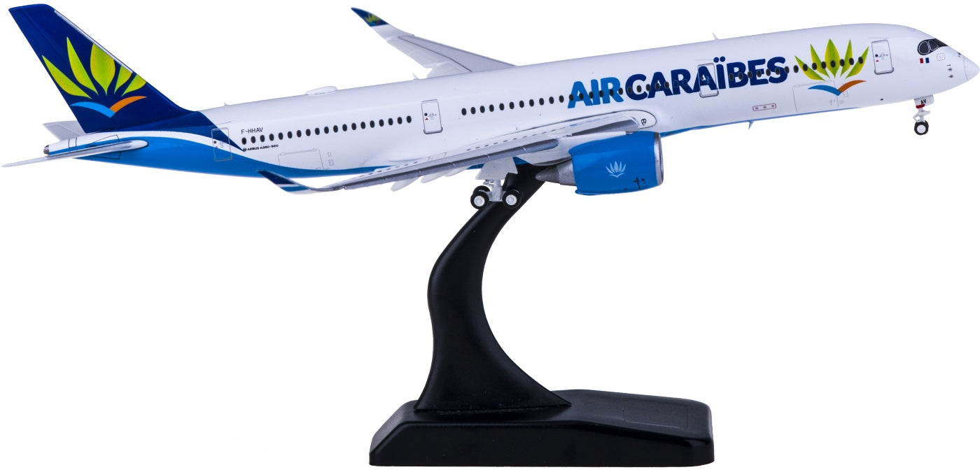 1:400 JC Wings LH4044A Air Caraibes Airbus A350-900 F-HHAV "Flaps Down"Free Tractor+Stand