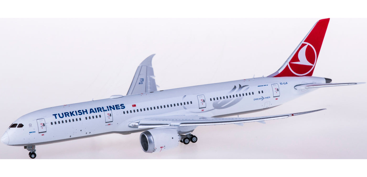 1:400 JC Wings EW4789008A Turkish Airlines Boeing 787-9 Dreamliner TC-LLA "Flaps Down"Free Tractor+Stand