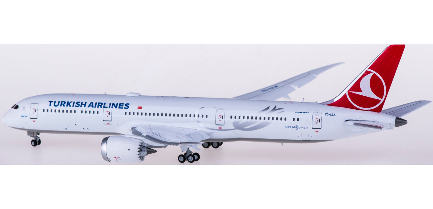 1:400 JC Wings EW4789008A Turkish Airlines Boeing 787-9 Dreamliner TC-LLA "Flaps Down"Free Tractor+Stand