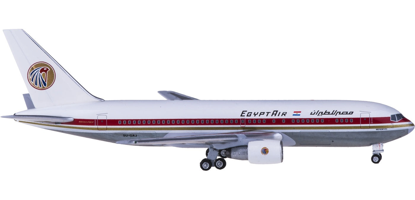(Rare)1:400 AeroClassics AC419437B EgyptAir Boeing 767-200 SU-GAJ+Free Tractor