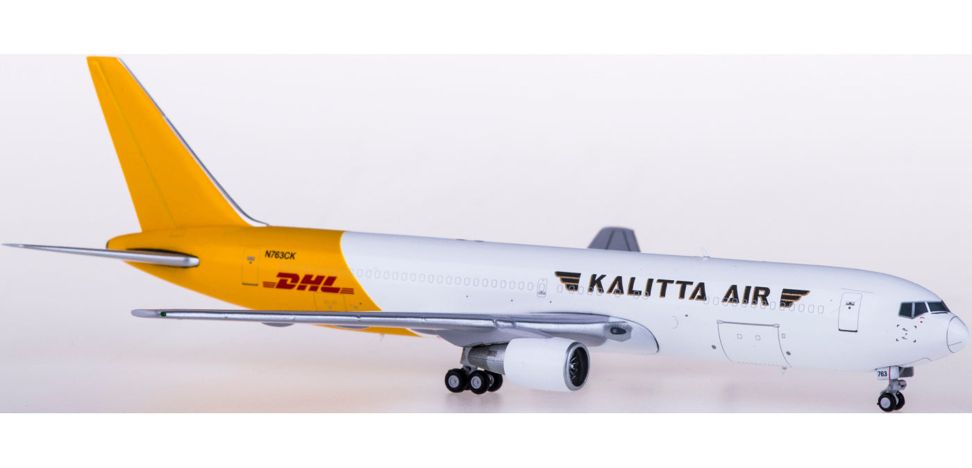 1:400 JC Wings XX4237 Kalitta Air X DHL Boeing 767-300BCF N763CK Free Tractor+Stand