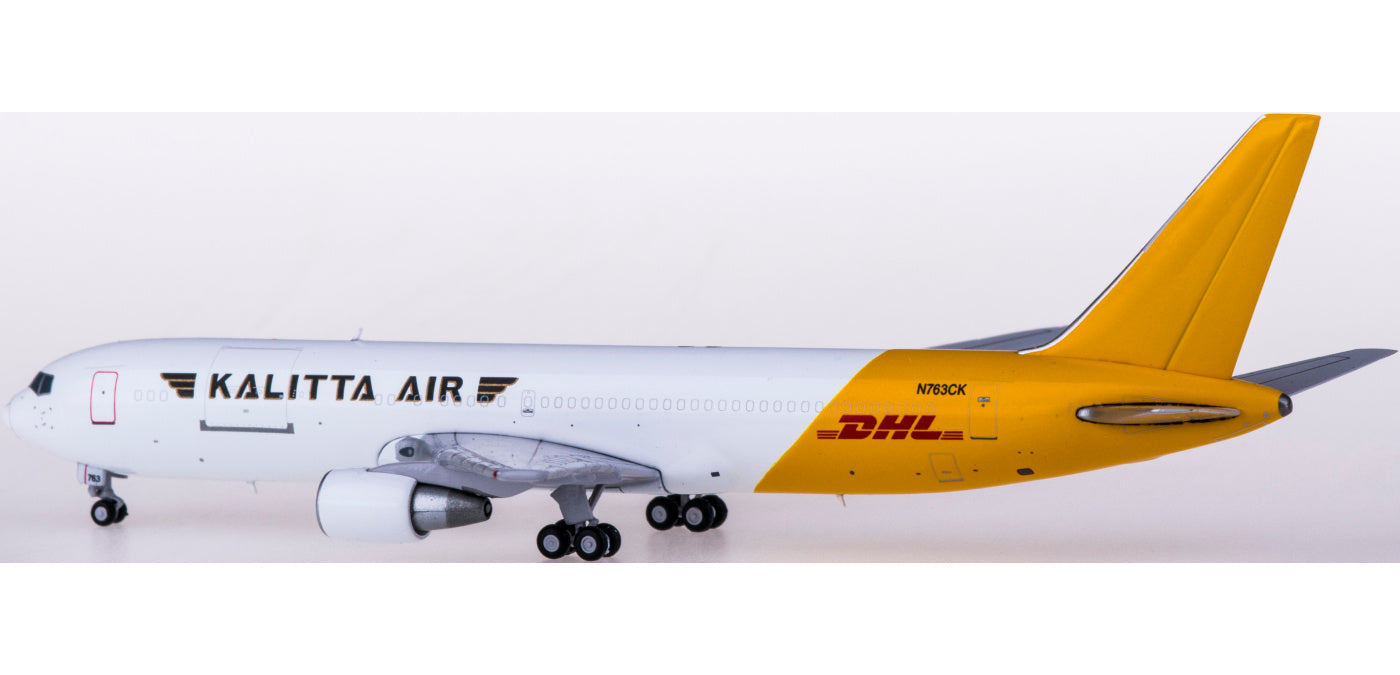 1:400 JC Wings XX4237 Kalitta Air X DHL Boeing 767-300BCF N763CK Free Tractor+Stand