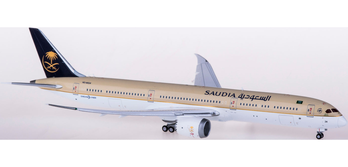 1:400 JC Wings XX4256A Saudia Boeing 787-10 HZ-AR24 "Flaps Down" Aircraft Model Free Tractor+Stand