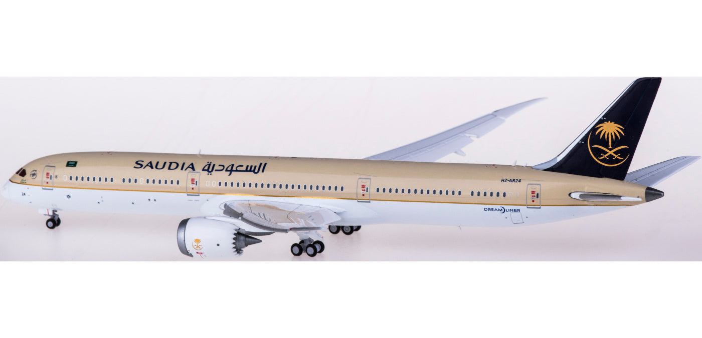 1:400 JC Wings XX4256A Saudia Boeing 787-10 HZ-AR24 "Flaps Down" Aircraft Model Free Tractor+Stand