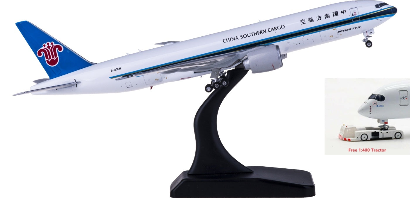 1:400 Phoenix PH11636 China Southern Cargo Boeing 777-200F B-20EM Free Tractor+Stand