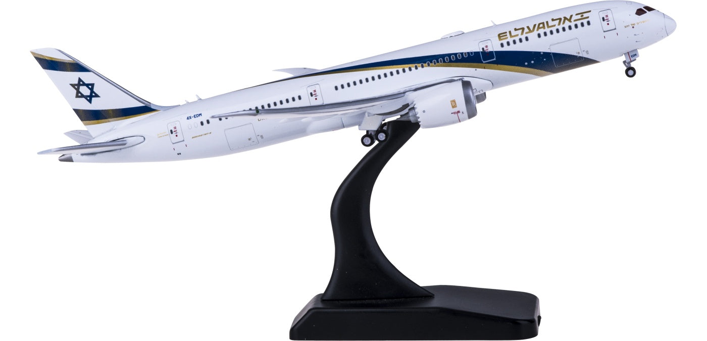 1:400 Geminijets GJELY1904 El Al Boeing 787-9 4X-EDM Free Tractor+Stand