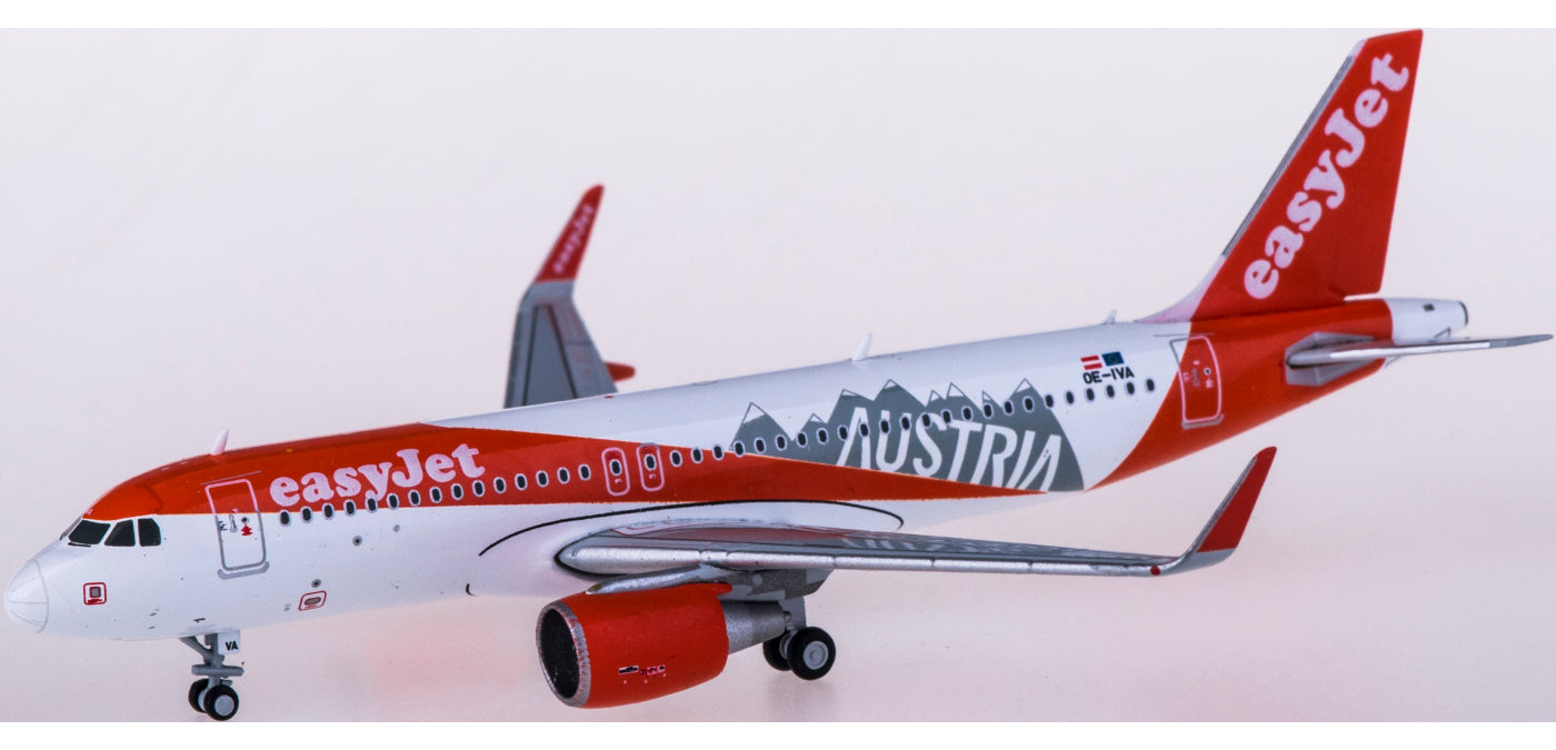 1:400 JC Wings EW4320004 easyJet Airbus A320 OE-IVA Austria+Free Tractor