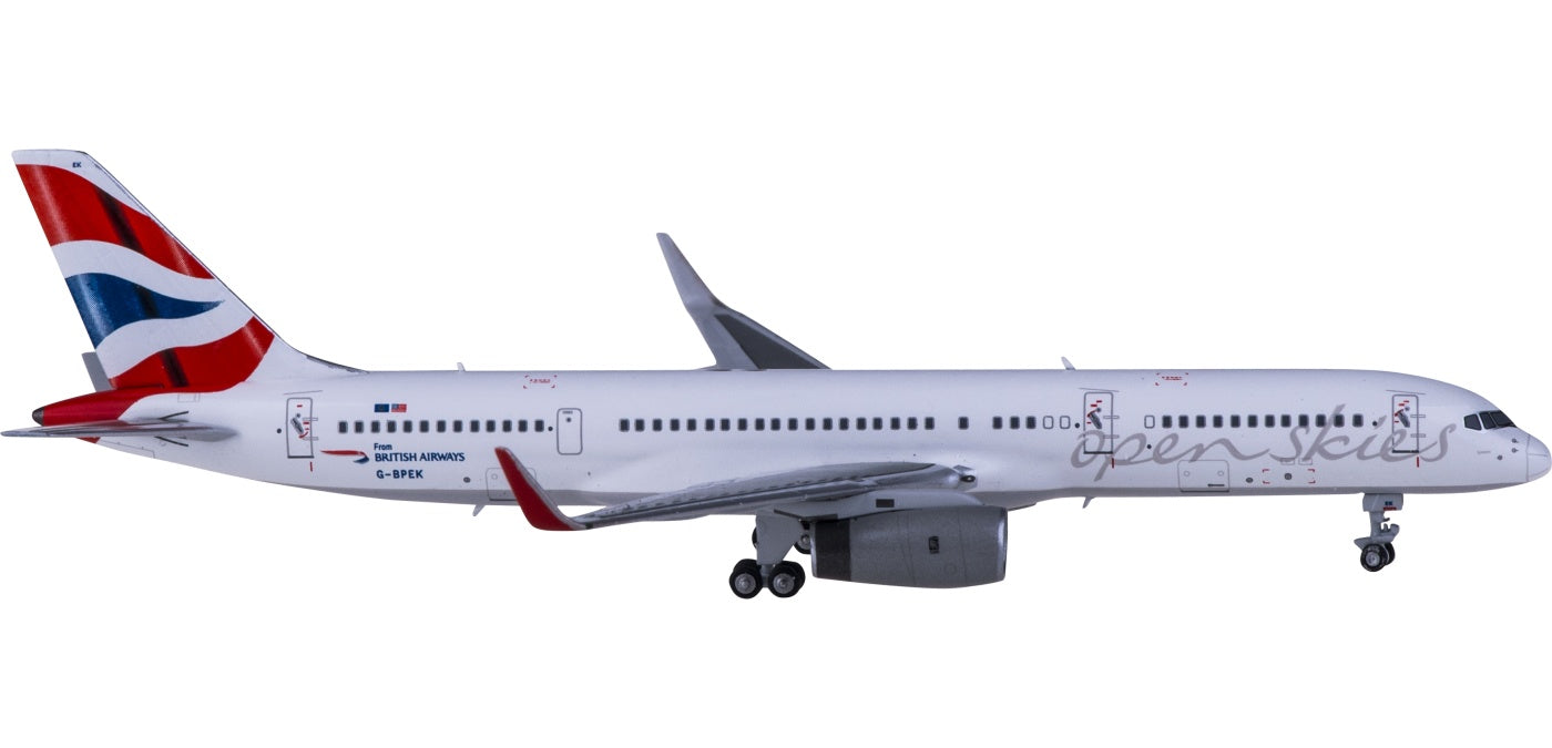 1:400 NG Models NG53159 British Airways Boeing 757-200 G-BPEK+Free Tractor