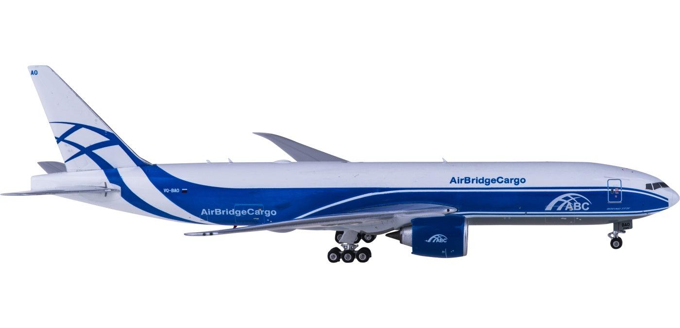 1:400 Phoenix PH11667 AirBridgeCargo Boeing 777-200LRF VQ-BAO Free Tractor+Stand
