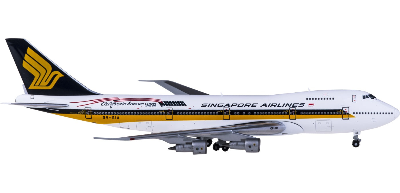 1:400 JC Wings EW4742001 Singapore Airlines Boeing 747-200 9V-SIA+Free Tractor