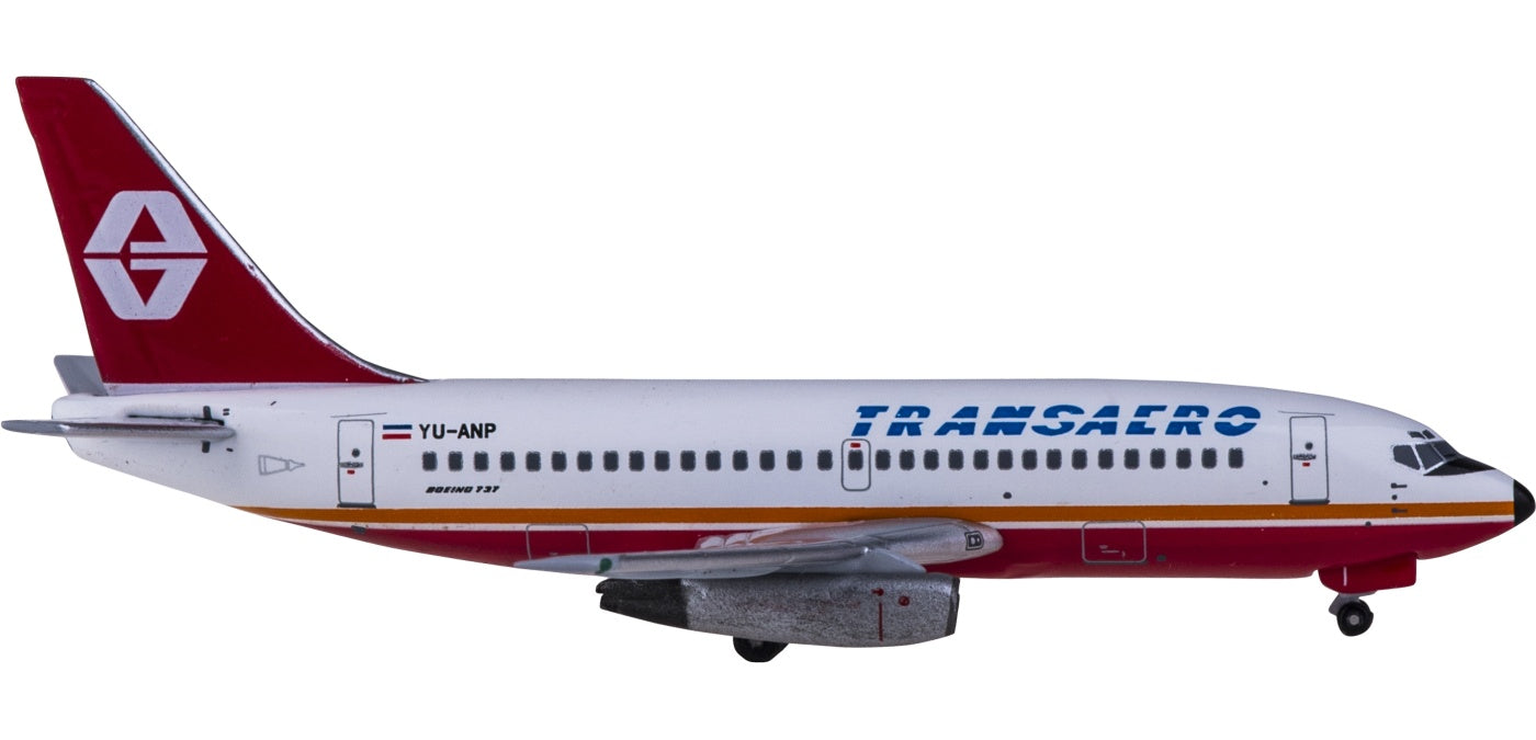 1:400 AeroClassics AC419940 Aviogenex Boeing 737-200 YU-ANP Aircraft Model+Free Tractor
